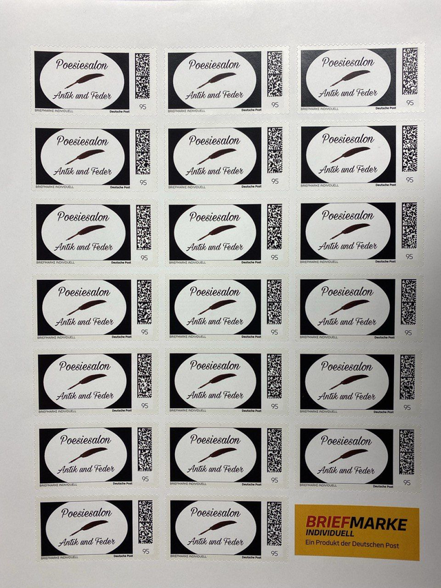 Sondermarke "Antik & Feder"