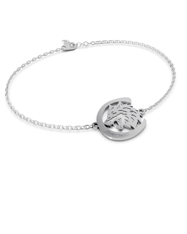 Bracciale in argento 925 Lupo Campobasso