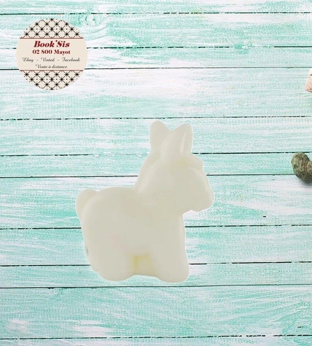 Savon grand âne " Blanc "