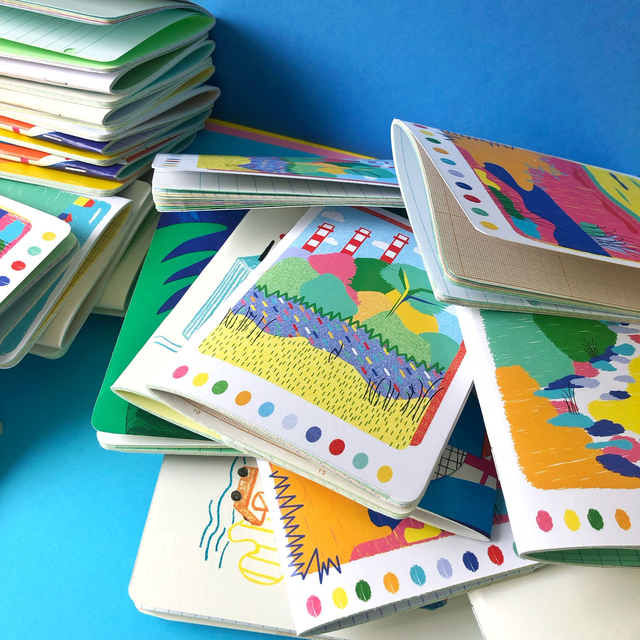 Cahier Fleurs-Pied-de-poule