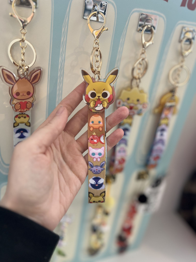 Porte-clés lanyard en satin