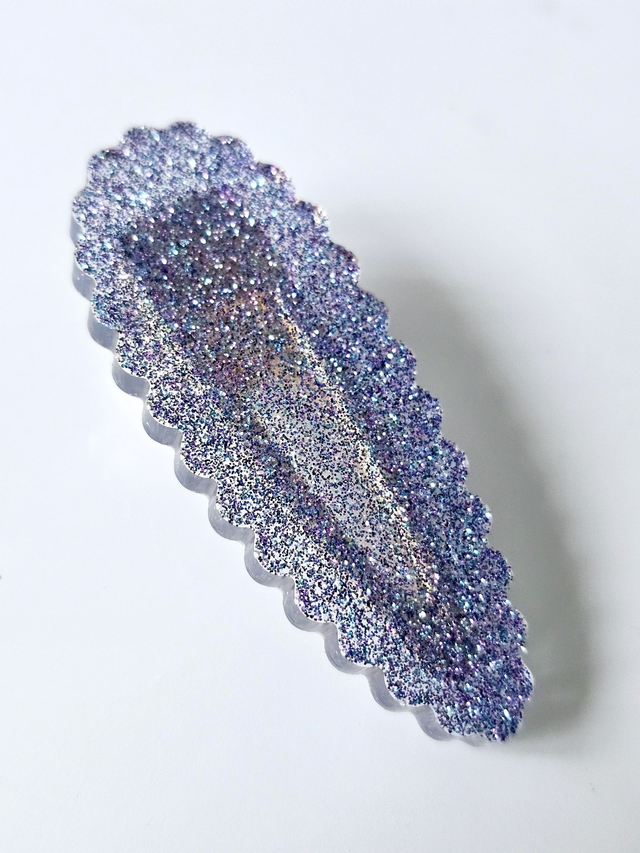 BARRETTE MAUVE CLAIR