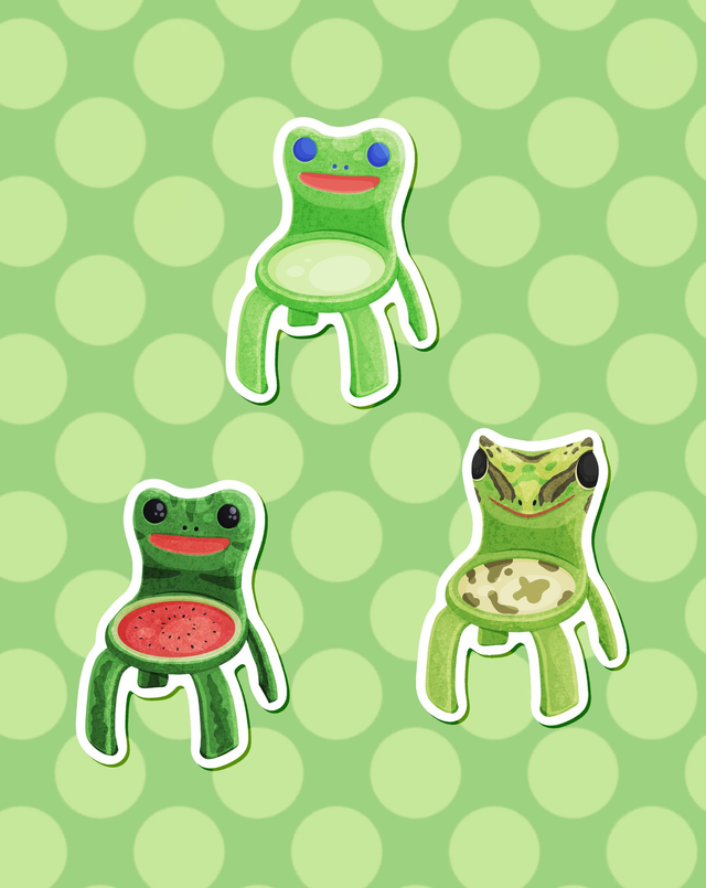 Stickers Froggy Chair