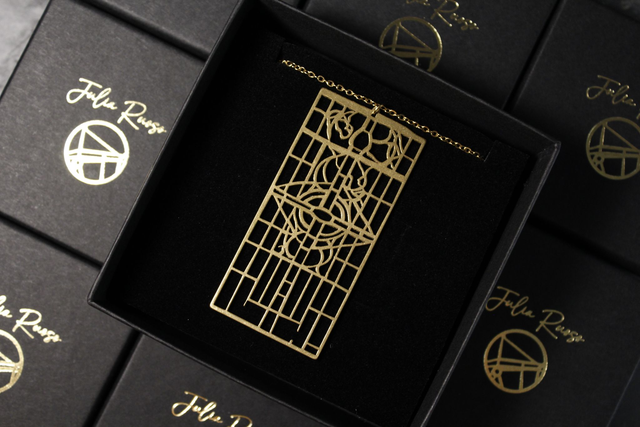 Paris - Tour Eiffel, Champs de Mars | Collier | Laiton | Dédale