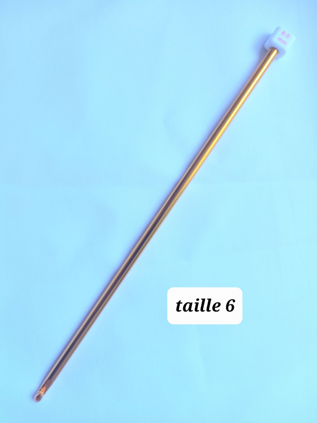 Crochet tunisien taille 06