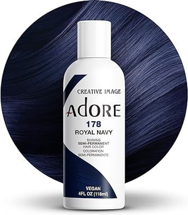 Adore Shining Semi-Permanent Hair Colour 118 ml (178 Royal Navy)