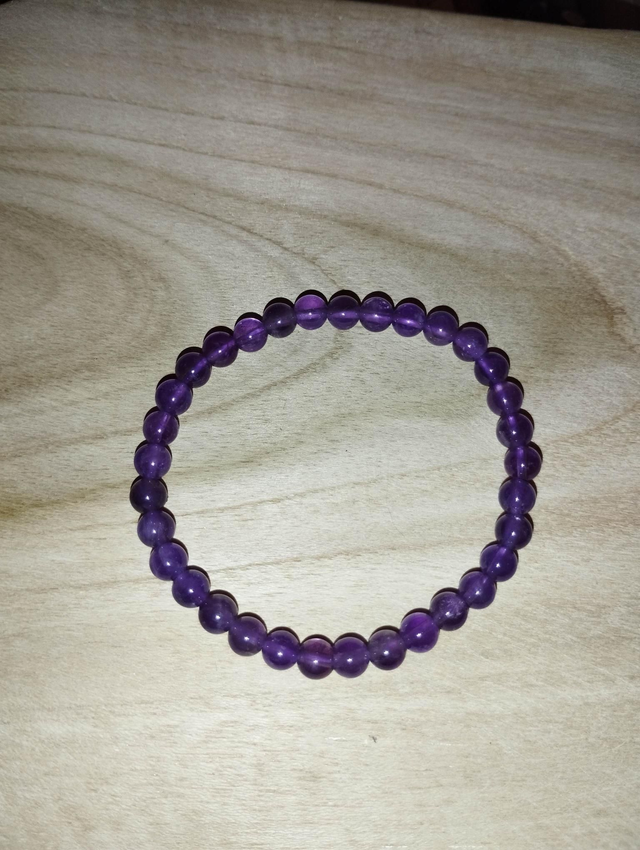 Améthyste bracelet en perles de 6 mm 