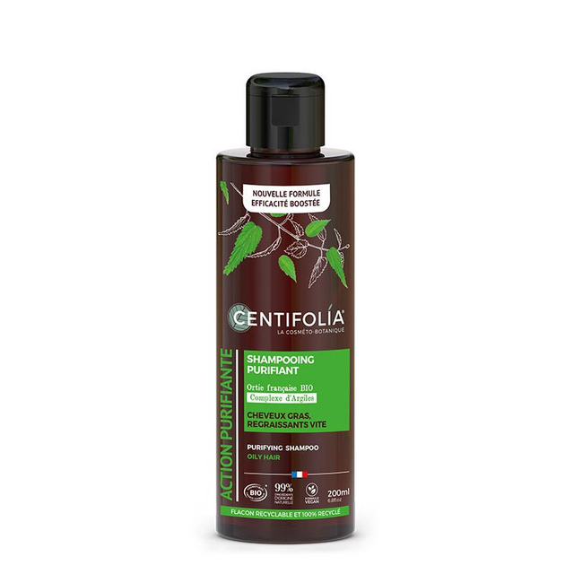 Shampoing Purifiant Cheveux Gras 200ml | Centifolia