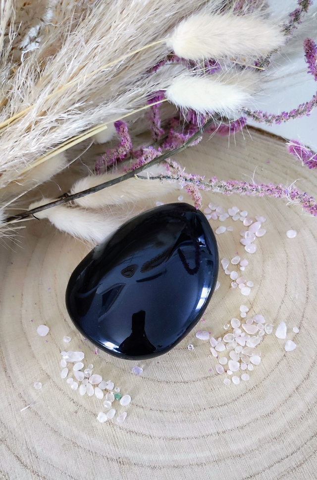 Galet Obsidienne Oeil Céleste AA