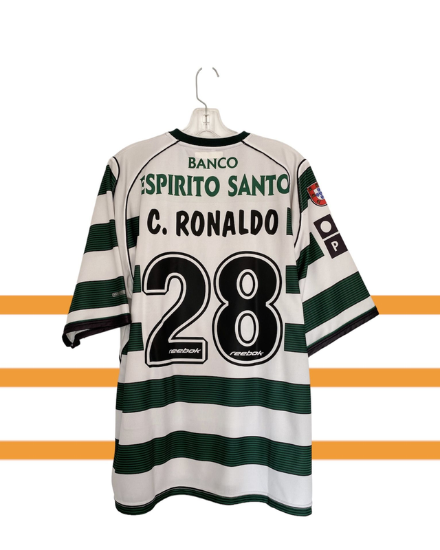 2002/2003 - Sporting CP - RONALDO #28 (XXL)