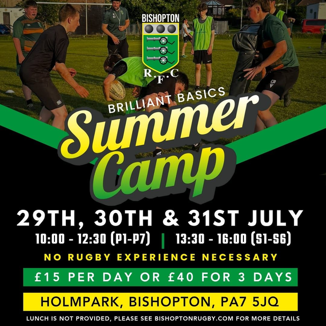 Summer Rugby Camp