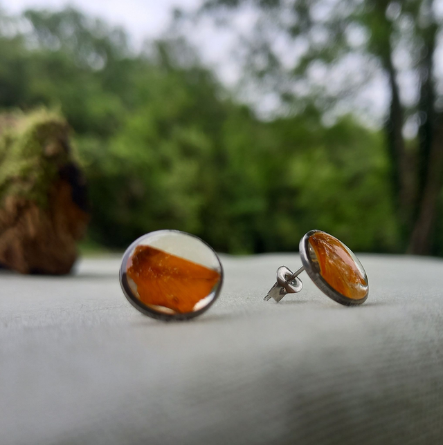 Puces d'oreilles ∙ argenté ∙ Tagetes