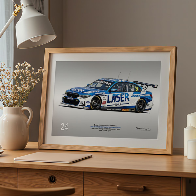 C241002 BMW 330e BTCC 24 WSR #24 HILL CHAMPION Donington Park