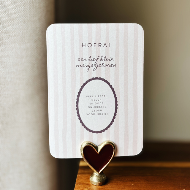 Wenskaart - Een lief klein meisje