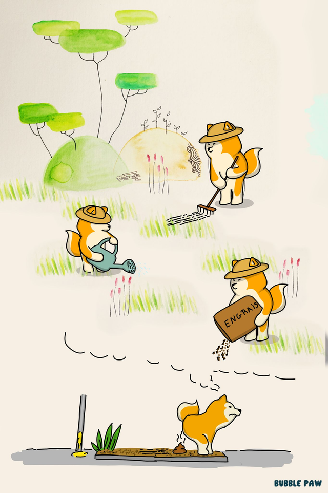 Episode Bubble Paw - L'akita, le chien jardinier