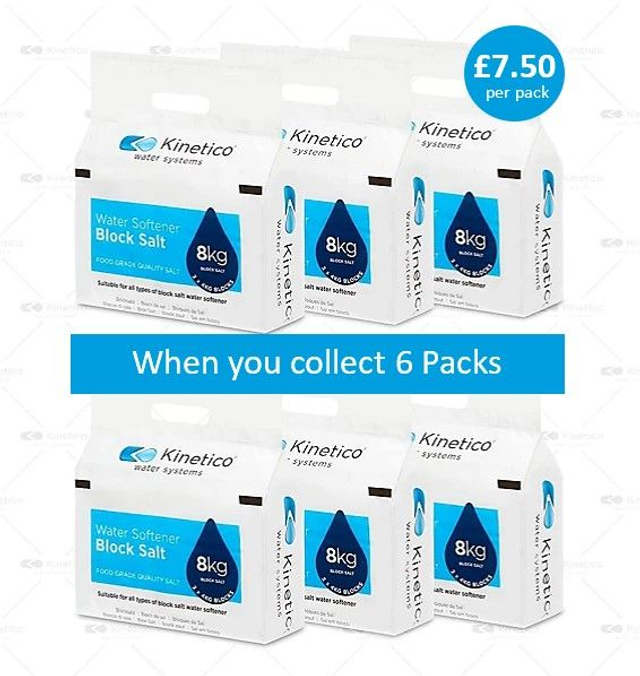 Kinetico Block Salt (2x4Kg) COLLECTION ONLY PRICE