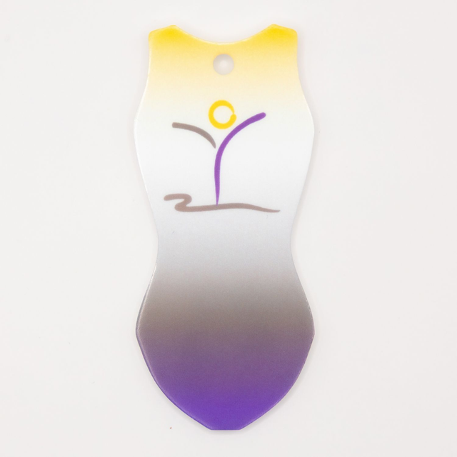 Gymnastics Club Keyring -  Huntingdon Olympic Gymnastics Club