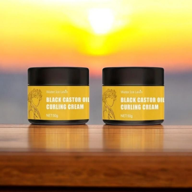 Black Castor Oil Curling Cream – 50g | Nourishing & Moisturising