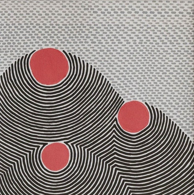 Peinture "Petites ondulations no. 2" - 20 x 20 cm