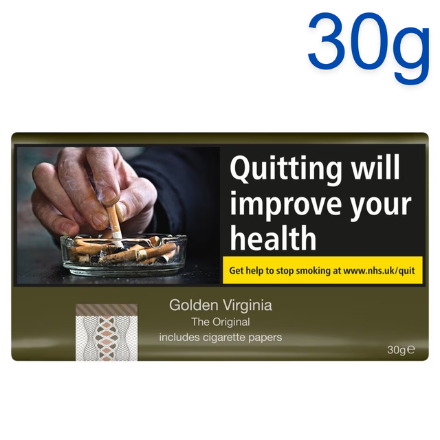 Golden Virginia Original Rolling Tobacco &amp; Cigarette Papers, 30g
