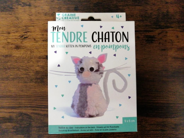 Kit mignon pompons chaton