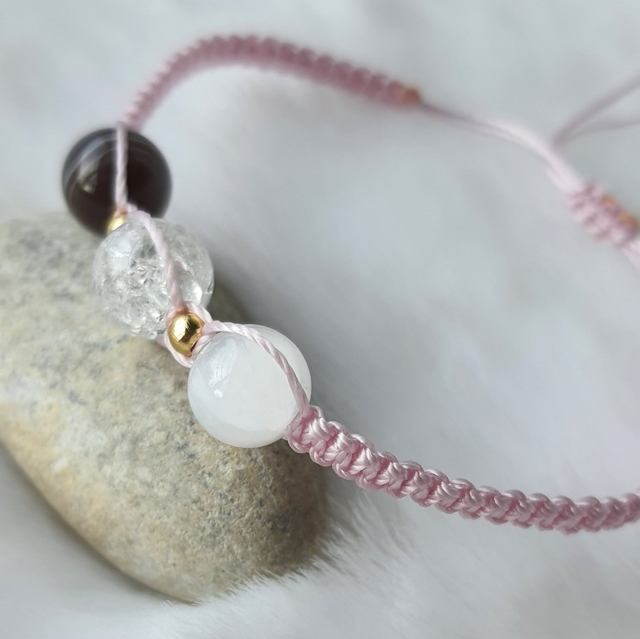 Bracelet Synergie 3 pierres "Aura Pure"