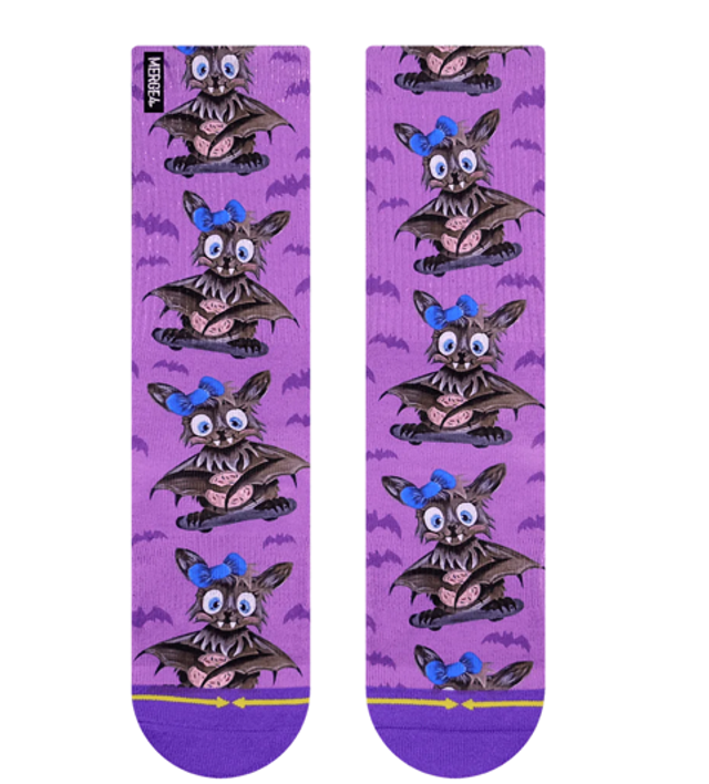 Merge4 - Minna Stess Sockturnal Crew Socks