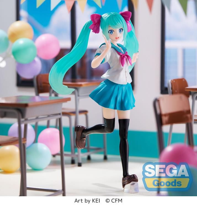 Hatsune Miku: Miku (16th Anniversary KEI Ver) Luminasta Figure 