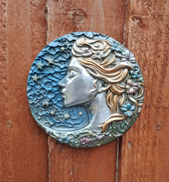 MOON GODDESS WALL PLAQUE 