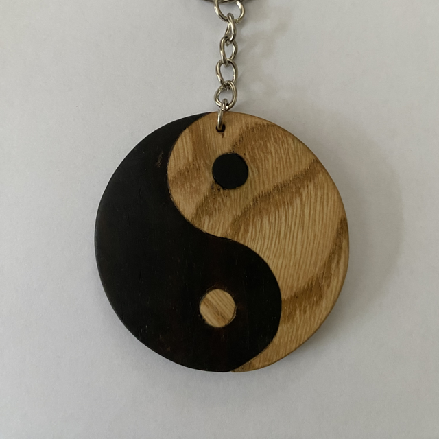 Porte clef ying yang 2 