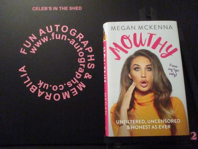 Megan McKenna 'Mouthy' Authentic Autographed Hardback Book (2)