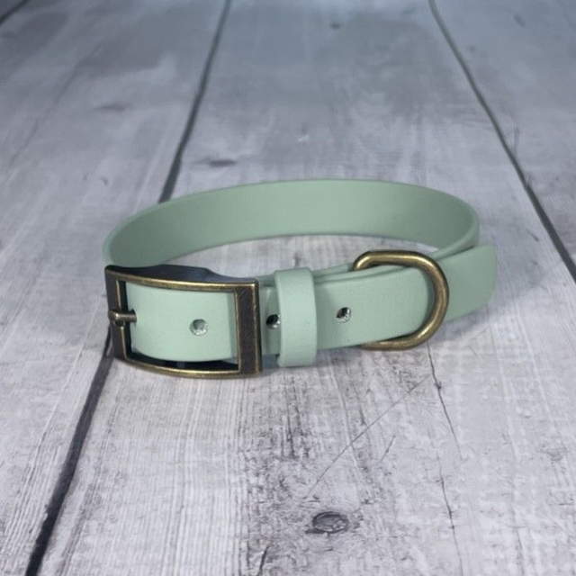 Sage Green Waterproof BioThane® Collar