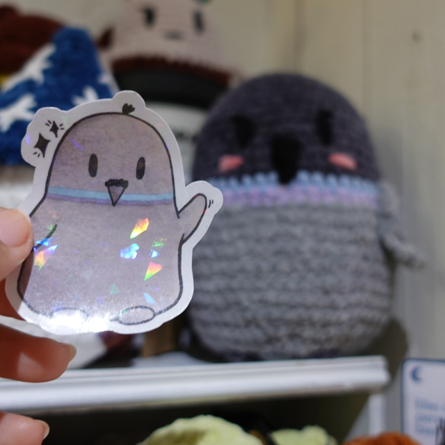 Eugène, le médiateur | Sticker créature d’atelier 🐦✨