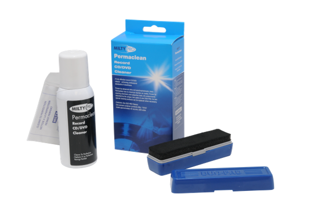 Milty Permaclean Kit - Reinigt Schallplatten, CDs, DVDs und BluRays in Perfektion!