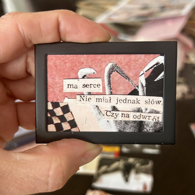 Miniaturka w ramce nr 92 - ma serce. Nie miał jednak słów. Czy na odwrót 