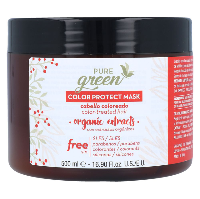PURE GREEN COLOR PROTECT MASCARILLA 500 ml
