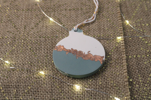 Les suspension boule bicolore