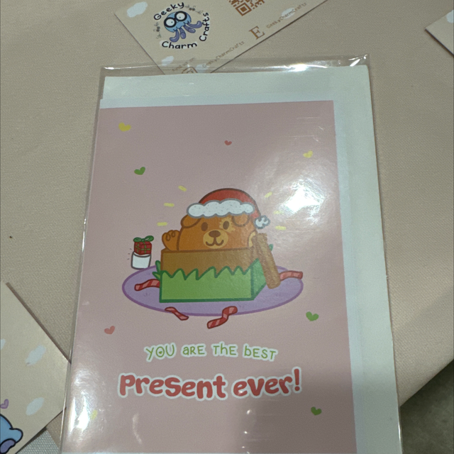 You are the best present ever! Greeting Card // Christmas Card // Holiday Card // Stationery // Gift Card