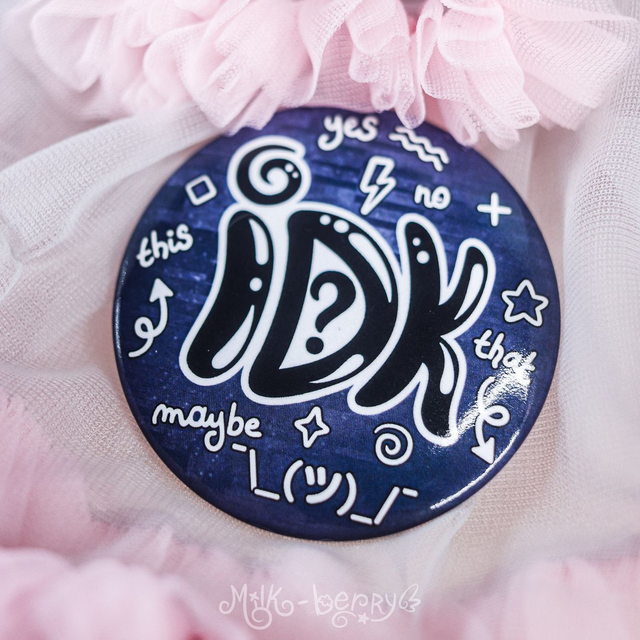 Badge 56mm IDK 