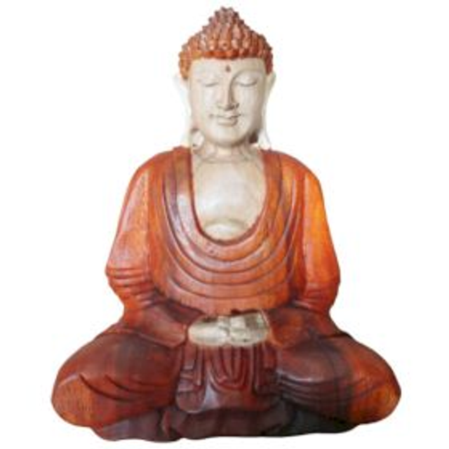 Hand Carved Buddha Statues - 30cm
