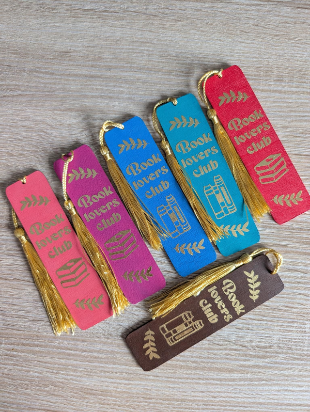 Marque-pages Book Lover - Or