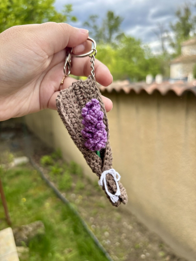 Porte-Clé - Bouquet de fleurs