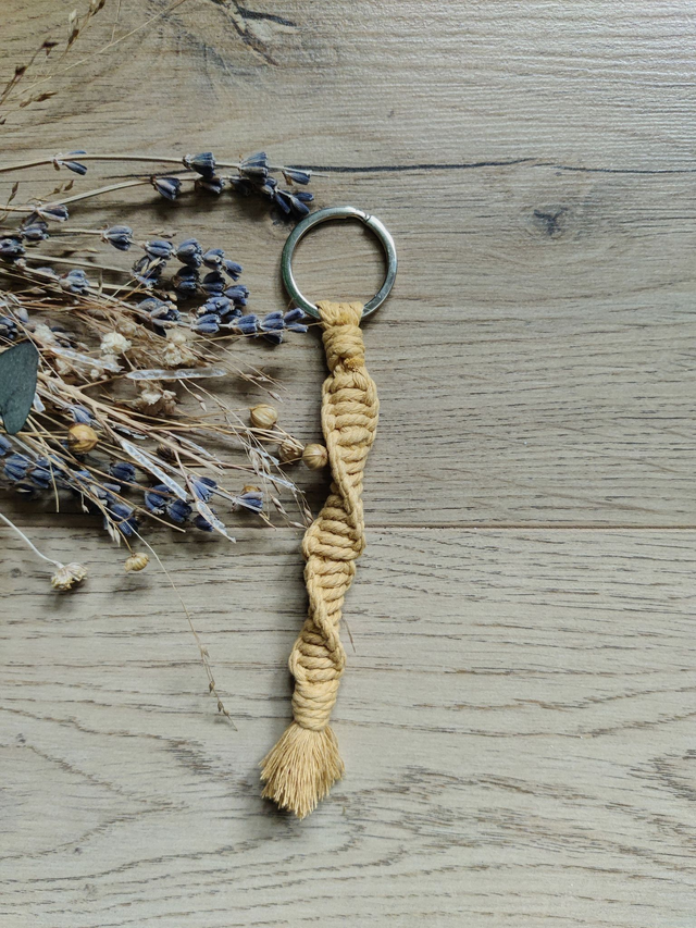 Porte-clés - Petit zéro déchet - Moutarde