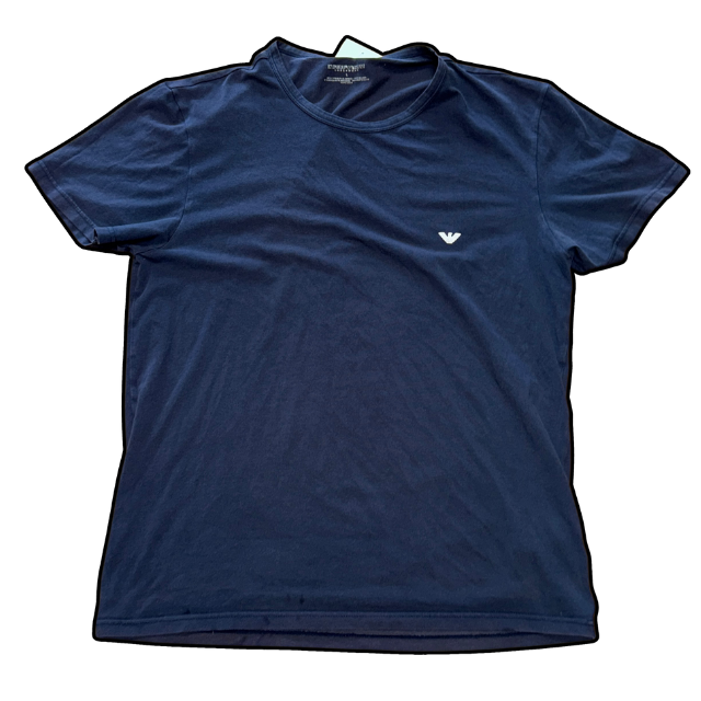 Armani Logo Tee - L