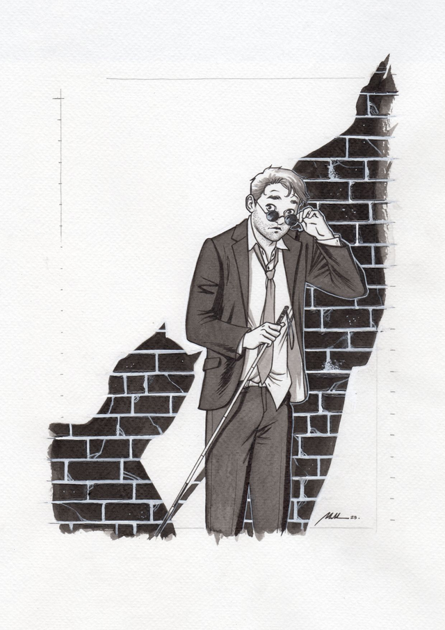 2023 - Murdocktober 07 - Pose - ORIGINAL, A5 (5.8x8.3)