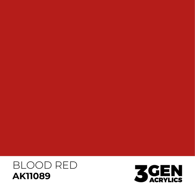 3rd Gen. Acrylics 89 Blood Red