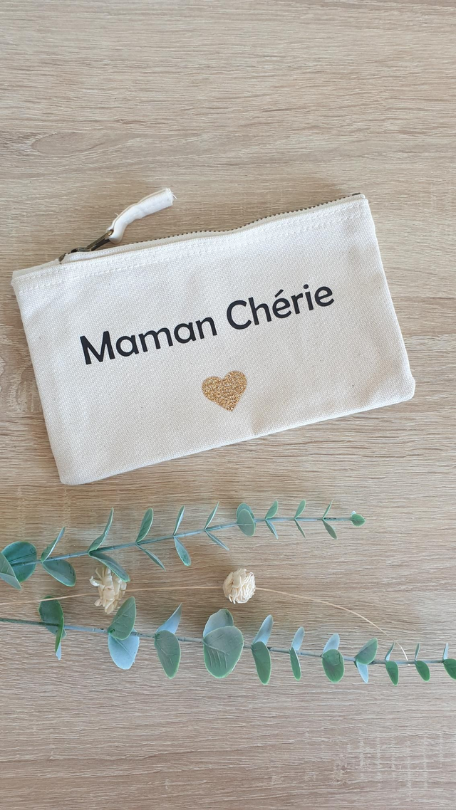 Trousse écru Maman Chérie