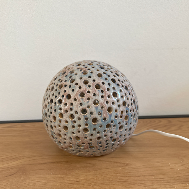 Boule de lumière bleue