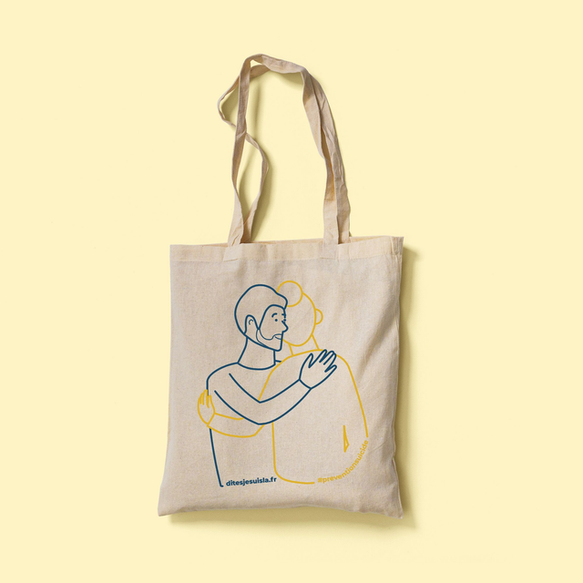 Tote bag « Dites Je Suis Là »