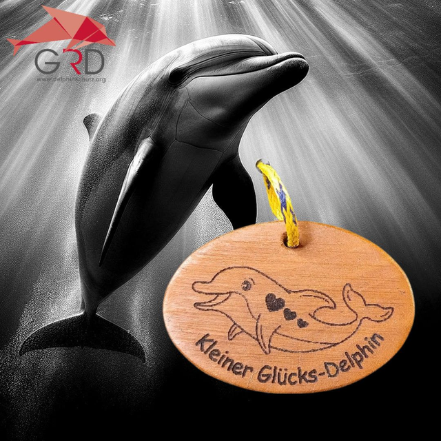 Kleiner Glücks-Delphin (Schlüsselanhänger)  